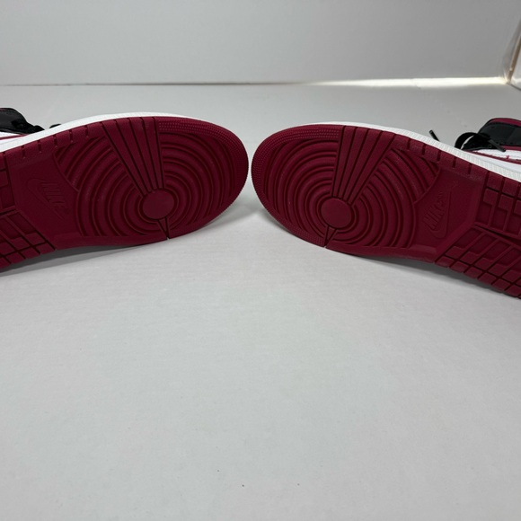 Jordan Black and Red High-Top Athletic Shoes - Picture 6 of 9